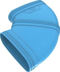 WAVIN PVC VENTIZA BOCHT 90 GRADEN BL 235 MOF/MOF 3171223009