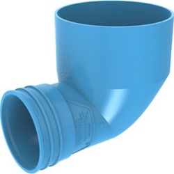 WAVIN PVC VENTIZA EINDST.90 GRADEN BL 125X80 H=70MOF/MOF 3171612087