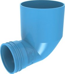 WAVIN PVC VENTIZA EINDST.90 GRADEN BL 125X80H=100MOF/MOF 3171612081