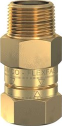 FLAMCO ZELFDICHTENDE KOPPEL FLEXFAST MESSING LE 25MM VERCHR 27924
