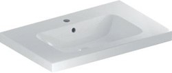 GEBERIT ICON LIGHT WASTAFEL 90X48CM ZONDER KRAANGAT MET OVERLOOP MET AFLEG KERATECT/WIT 501.840.00.4