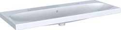 GEBERIT ACANTO WASTAFEL KRAANGAT LINKS/RECHTS ZONDER OVERLOOP VUILAFSTOTEND HXBXD 180X1200X480MM KERATECT/WIT 501.880.00.6