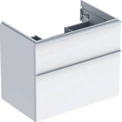 GEBERIT ICON WASTAFELONDERKAST WAND 2X LADEN HXBXD 615X740X476MM WIT 502.304.01.3