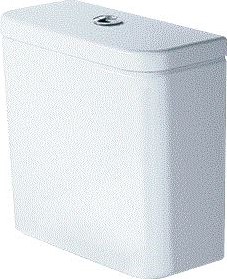 DURAVIT NO.1 RESERVOIR MET BINNENWERK AANSLUITING LINKS EN RECHTS 35.5X39X17CM HOOGGLANS WIT 0941000085