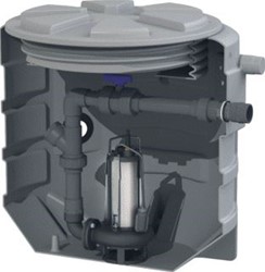 SANIBROYEUR SANIFOS 610 1 SLD 700 SA 1 MONOFASIGE POMP ONDERGRONDSE OPVOERINSTALLATIE SPECIAAL VOOR REGENWATER EN GRIJSWATER SANIFOS6101SLD700SA
