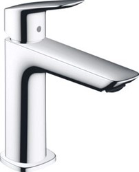 HANSGROHE LOGIS SLIM EENGREEPS WASTAFELMENGKRAAN 100 MET POP UP TREKWASTE CHROOM 71251000