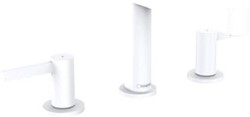 HANSGROHE FINORIS DRIEGATS WASTAFELMENGKRAAN 110 MET PUSHOPEN MAT WIT 76033700