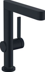 HANSGROHE FINORIS EENGREEPS WASTAFELMENGKRAAN 230 DRAAIBARE UITLOOP PUSHOPEN MAT ZWART 76060670