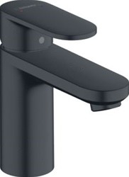 HANSGROHE VERNIS BLEND WASTAFELMENGKRAAN 100 'BRASS' MET POP-UP AFVOER MET TREKSTANG MAT ZWART 71551670