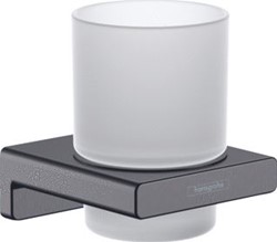 HANSGROHE ADDSTORIS DRINKBEKER MET HOUDER BRUSHED BLACK CHROME 41749340