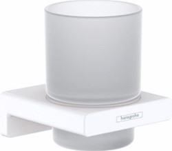 HANSGROHE ADDSTORIS TANDENBORSTELHOUDER MAT WIT 41749700