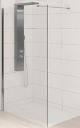 KINEDO KINESTYLE DOUCHEWAND WALK-IN MUURSTANG ANTI-KALK 2000 X 900MM (HXB) 8MM GLAS HELDER SOLO90CTNE