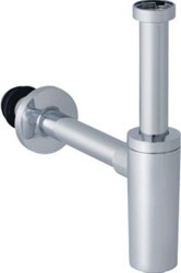 GEBERIT TOESTELAANSLUITING DOMPELBUISSIFON WASTAFEL 1 1/4 X 40MM GLANSCHROOM 151.025.21.1
