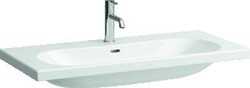 LAUFEN LUA MEUBELWASTAFEL 100 CM MET KRAANGAT EN OVERLOOP PERGAMON H8100890491041