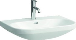 LAUFEN LUA WASTAFEL MET KRAANGAT MET OVERLOOP LCC-WIT H8110864001041