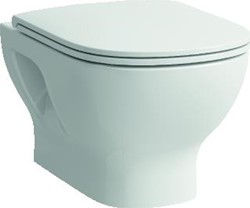 LAUFEN LUA WC ZITTING MET DEKSEL AFNEEMBAAR ROESTVRIJSTALE H8910820490001