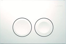GEBERIT DELTA BEDIENINGSPLAAT DELTA 25 DF 24.6X16.4CM ALPIEN WIT 115125115