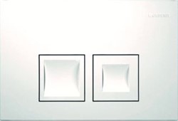 GEBERIT DELTA BEDIENINGSPLAAT DELTA 35 DF 24.6X16.4CM ALPIEN WIT 115135115