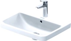 DURAVIT NO.1 INBOUWWASTAFEL 55X43.5X17.5CM HOOGGLANS WIT 03555500272