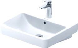 DURAVIT NO.1 WASTAFEL 55X46X17.3CM HOOGGLANS WIT 23755500002