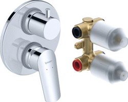 DURAVIT NO.1 INBOUWKRAAN 1-GREEP CHROOM N15210008010