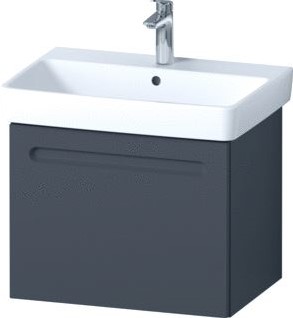 DURAVIT NO.1 MEUBELSET MET WASTAFEL 65X45X65CM GRAFIET MAT N10174049490000