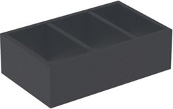 GEBERIT SMYLE LADEINDELER VIERKANT H-VERSIE 323 X 98 X 200MM (BXHXD) LAVA 500.676.00.1