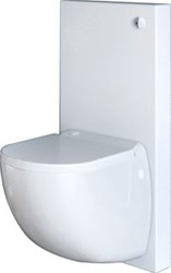 SANIBROYEUR SANICOMPACT COMFORT BOX WANDCLOSET MET FECALIENVERMALER EN SOFTCLOSE ZITTING WIT C72LVCPLUSAWNL