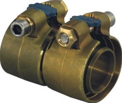 UPONOR WIPEX FITTING RECHT HOEK 0GRADEN AANSLUITING 1: 63MM KLEM AANSLUITING 2: 63MM KLEM 1042981