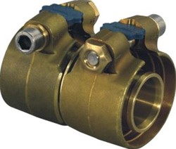 UPONOR WIPEX FITTING RECHT HOEK 0GRADEN AANSLUITING 1: 50MM KLEM AANSLUITING 2: 50MM KLEM 1042983