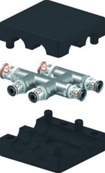 UPONOR KRUISSTUK GEISOLEERD S-PRESS PLUS 20MM X 16MM X 16MM (PERS X PERS X PERS)