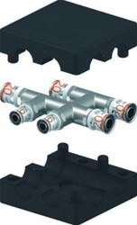 UPONOR KRUISSTUK GEISOLEERD S-PRESS PLUS 20MM X 16MM X 20MM (PERS X PERS X PERS)