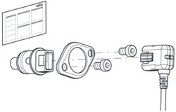 WILO MEDIUMTEMPERATUURSENSOR/KABEL L630 2194058