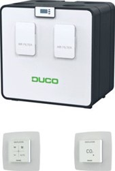 Duco DucoBox Energy / Comfort All-in-One WTW-unit, CO2 & BD, 325 mm, wit 0000-4656