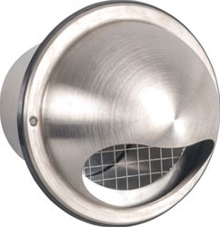 NEDCO RVS BOLROOSTER MET TERUGSLAGKLEP+GROFMAZIG GAAS 125MM 626.051.11