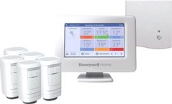 HONEYWELL EVOHOME WIFI COLOUR 5 ZONE RADIATOR + KETELPAKKET MODULEREND HR91 ATP955M3091
