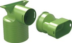 UBBINK AIR EXCELLENT 1X AE35SC VENTIELADAPTER 90Â° 125 0188186