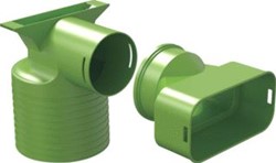 UBBINK AIR EXCELLENT 1X AE55SC VENTIELADAPTER 90Â° 125 0188189