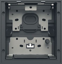 ABB BUSCH-WELCOME INBOUWBAK 2 MODULES GROOTTE 1/2 VOOR INBOUWMONTAGE VAN EEN 135 MM BREDE ABB BUSCH-WELCOME BUITENPOST ANTRACIET 2TMA130160B0051