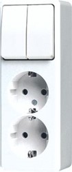 JUNG COMBINATIE SERIE AP600 MET R/A WW 625AWW