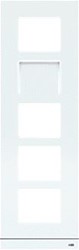 ABB-WELCOME IP KADER VIDEO BUITENPOST 5 MODULES MAAT 1/5 WIT 2TMA130160W0012