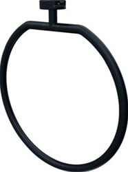GEESA LEEV HANDDOEKRING MAT ZWART 91820406