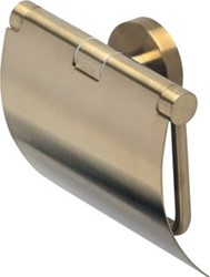 GEESA NEMOX BRUSHED GOLD CLOSETROLHOUDER MET KLEP 12.8X12.7X6CM GOUD 91650807