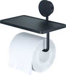 GEESA OPAL CLOSETROLHOUDER MET PLANCHET ZWART 91722406