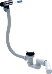 VILLEROY & BOCH AFVOER-EN OVERLOOPCOMBINATIE VERLENGD (AFVOER WIT OVERLOOP WIT) WIT U90959001