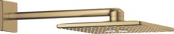 GROHE RAINSHOWER SMARTACTIVE HOOFDDOUCHESET: HOOFDDOUCHE 310 SMARTACTIVE VIERKANT WANDMONTAGE MET 2 STRAALSOORTEN BRUSHED COOL SUNRISE 26479GN0