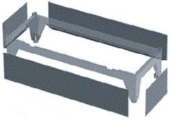 WOLF PANELEN BODEMCONSOLE CHA VOOR CHA OPTIONEEL PASSEND VOOR CHA-MONOBLOCK EN BODEMCONSOLE 9147102