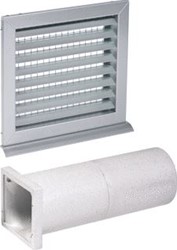 STIEBEL ELTRON WANDDOORVOER AWG 160 R INCL. WEERBESCHERMROOSTER 234505