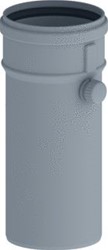 BURGERHOUT TWINLINE VERLENGPIJP MET MEETOPENING PP 80 L=250 400453050