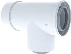BURGERHOUT TWINSAFE T-STUK + DOP PP CONCENTRISCH 100/150 400453046